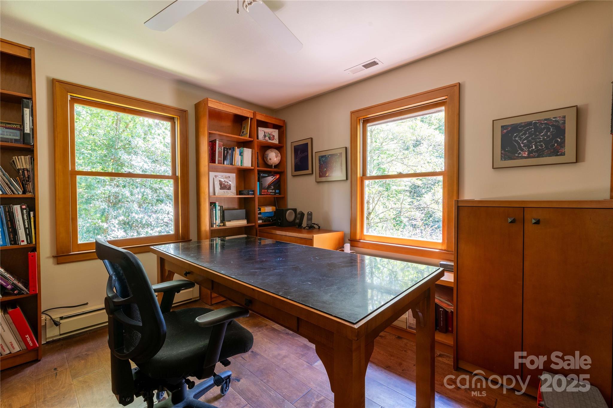 7825 Buck Creek Road Marion, NC 28752 - Photo 31 of 48 a view of a workspace with furniture and a window