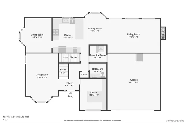 a picture of a floor plan