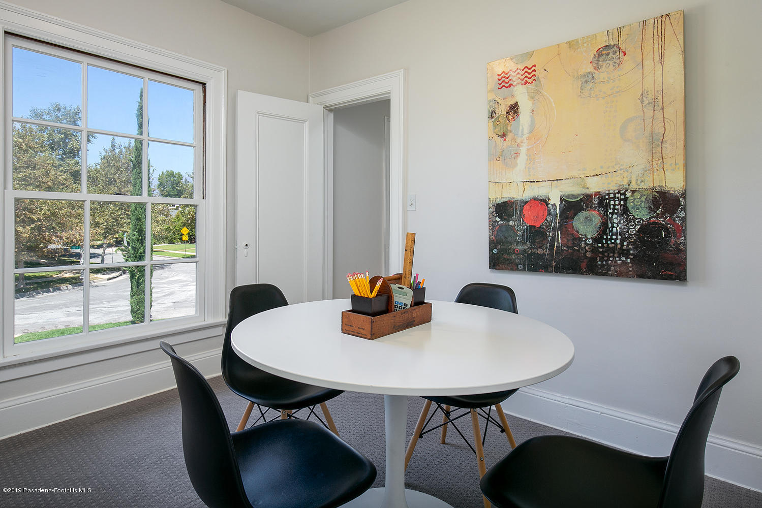 820 Arden Road Pasadena, CA 91106 - Photo 46 of 75 a view of a dining room with furniture and window