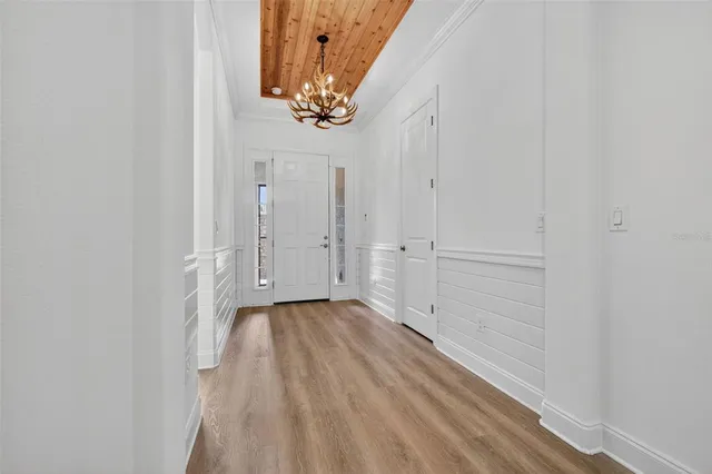 wooden floor in an empty room