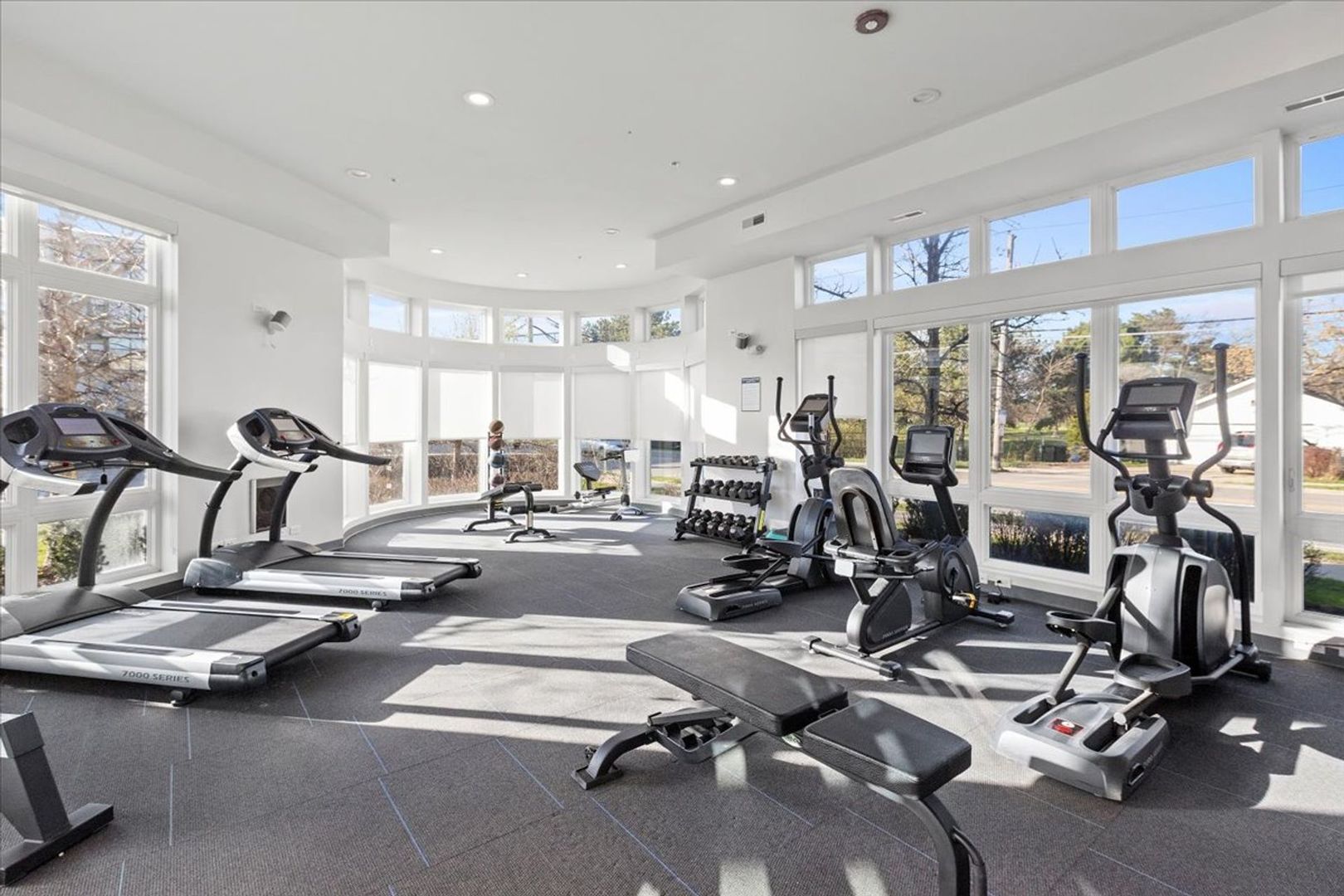 500 North Northwest Highway, Unit 113 Park Ridge, IL 60068 - Photo 12 of 12 a view of a room with gym equipment