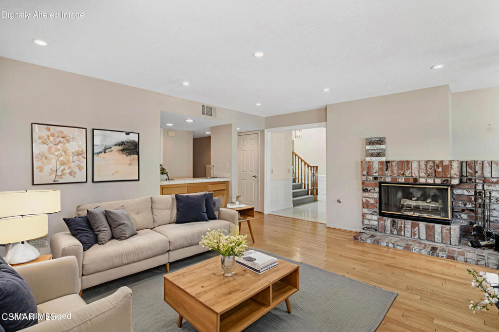 5339 Seneca Place Simi Valley, CA 93063 - Photo 27 of 76 a living room with furniture and wooden floor