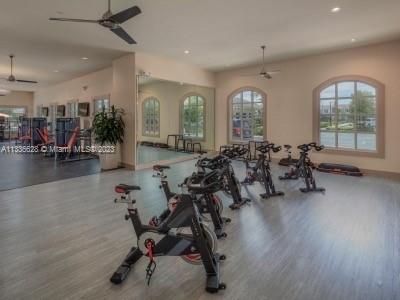 13646 Abberwick Drive Orlando, FL 32832 - Photo 37 of 50 a view of a room with gym equipment