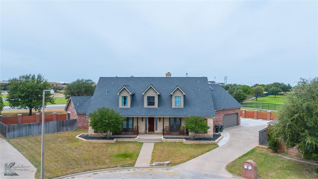 1834 Marathon Court Abilene, TX 79601 - Photo 2 of 39 an aerial view of a house with swimming pool and furniture