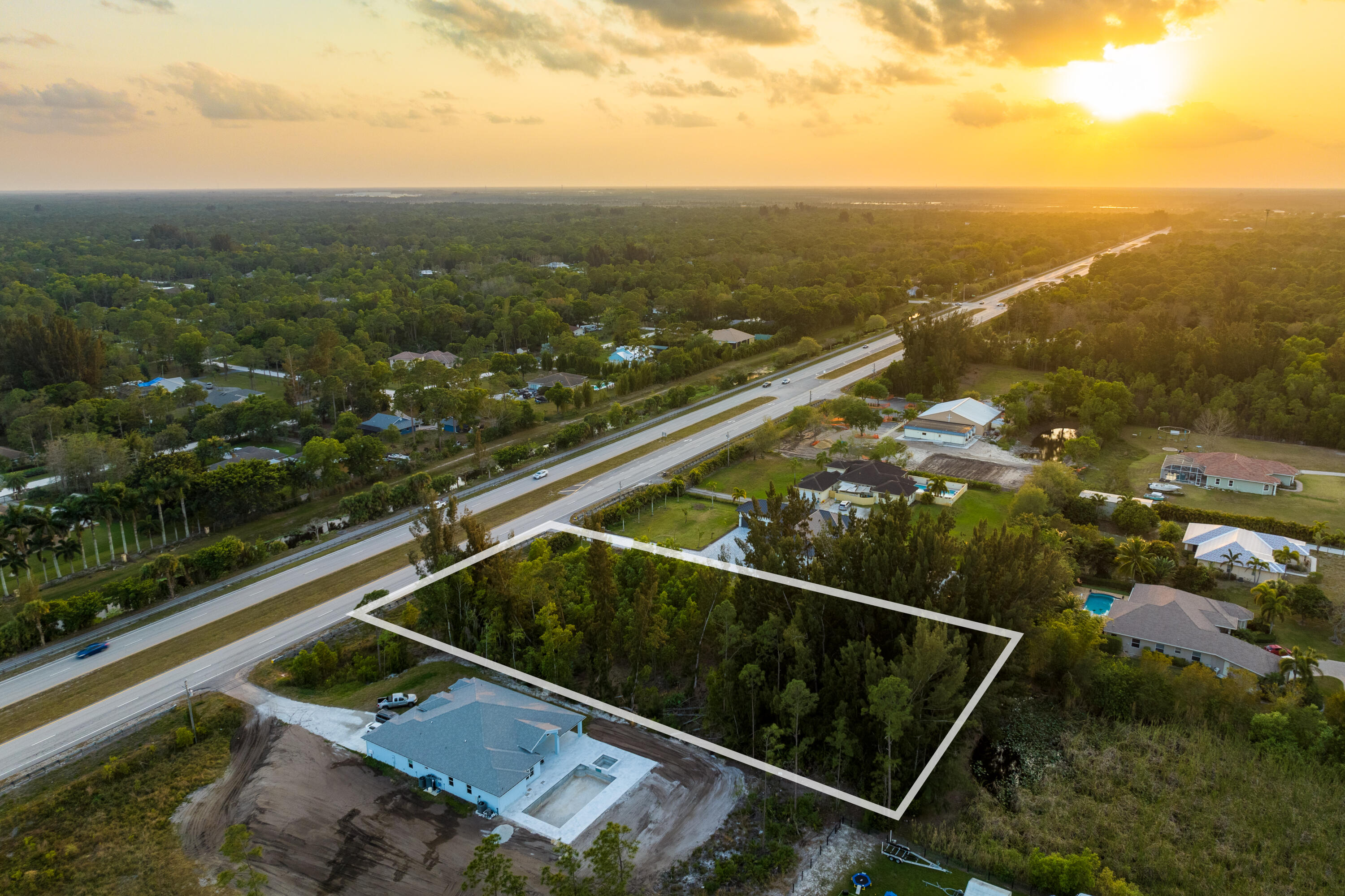 0 West Indiantown Road Jupiter, FL 33478 - Photo 8 of 8 Lot Aerial Boundry