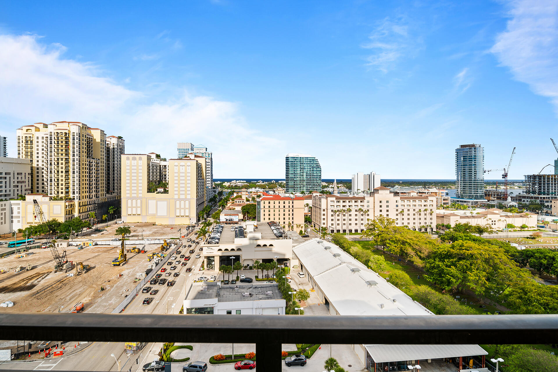 550 Okeechobee Boulevard, Unit 1401 West Palm Beach, FL 33401 - Photo 14 of 46 a view of a city from a balcony