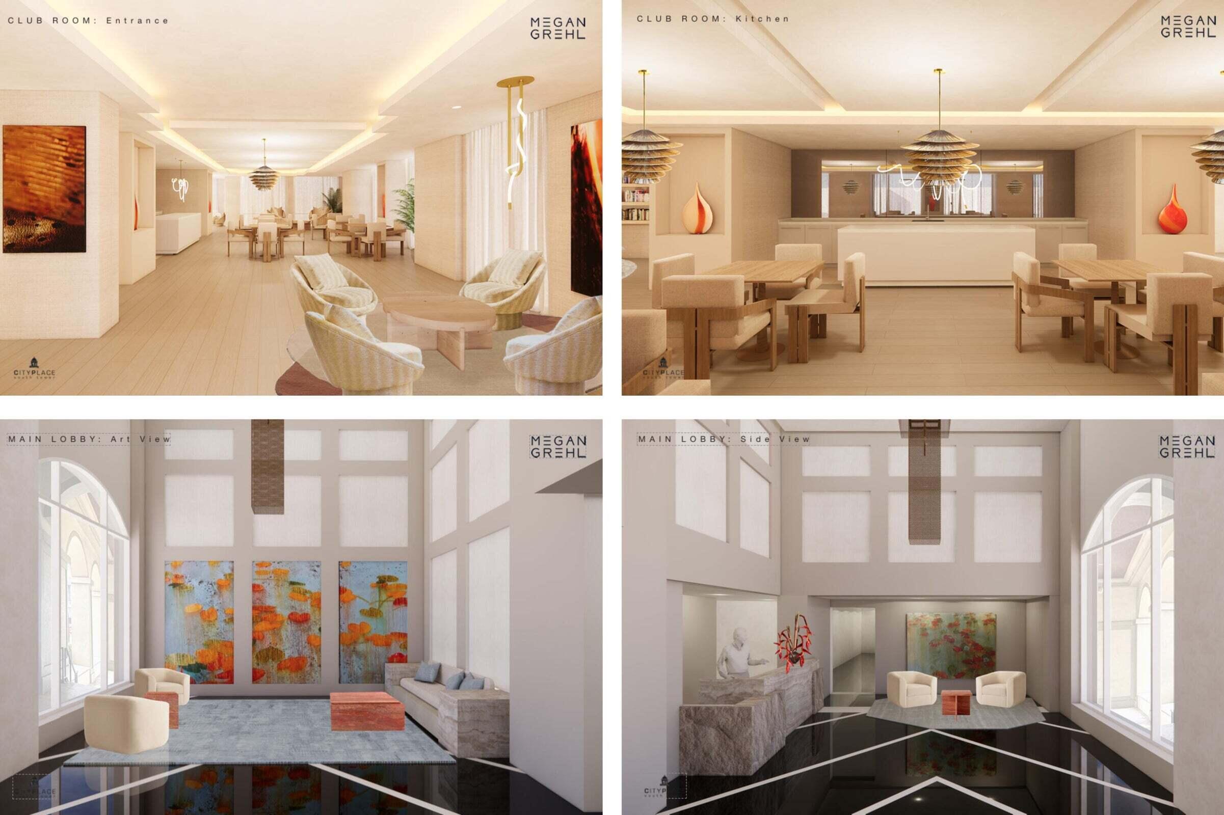 550 Okeechobee Boulevard, Unit 1401 West Palm Beach, FL 33401 - Photo 31 of 46 a view of a living room and dining room