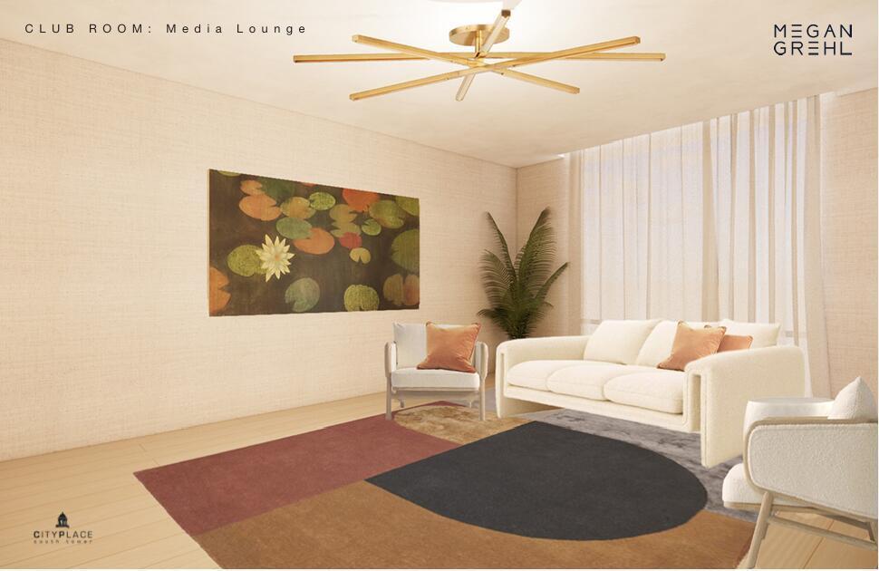 550 Okeechobee Boulevard, Unit 1401 West Palm Beach, FL 33401 - Photo 46 of 46 a living room with furniture and a rug