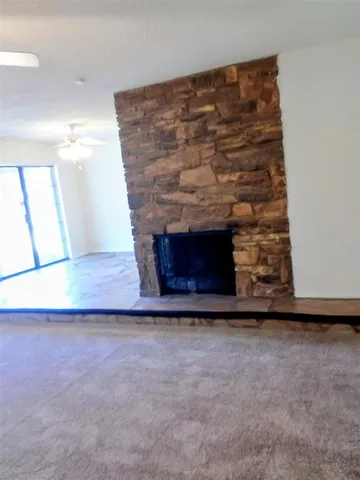 a view of fireplace