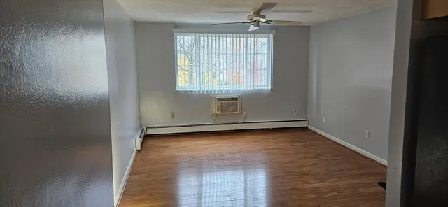 a view of wooden door