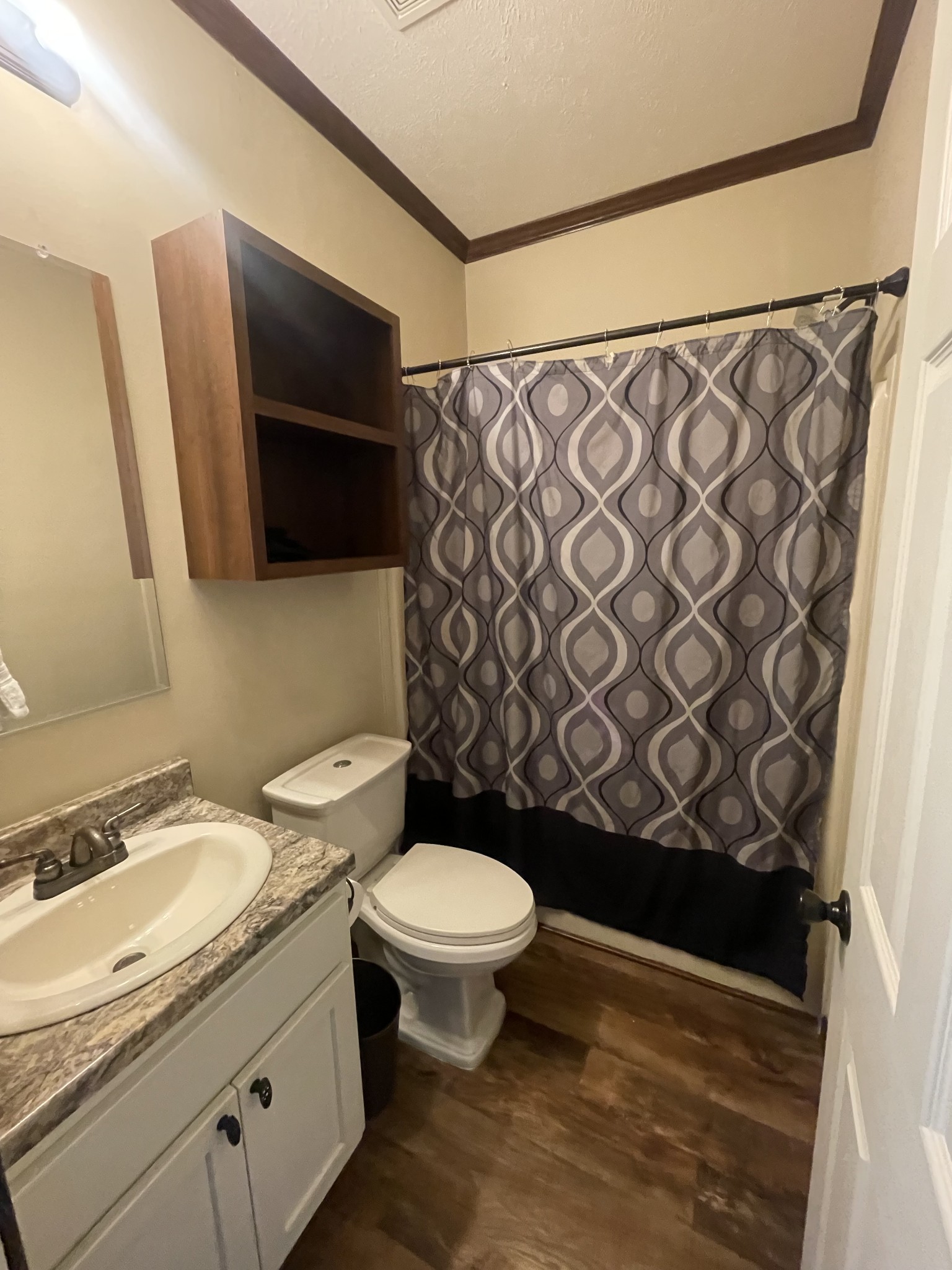 48 Jenkins Village Road Red Boiling Springs, TN 37150 - Photo 10 of 10 a bathroom with a granite countertop sink and a toilet