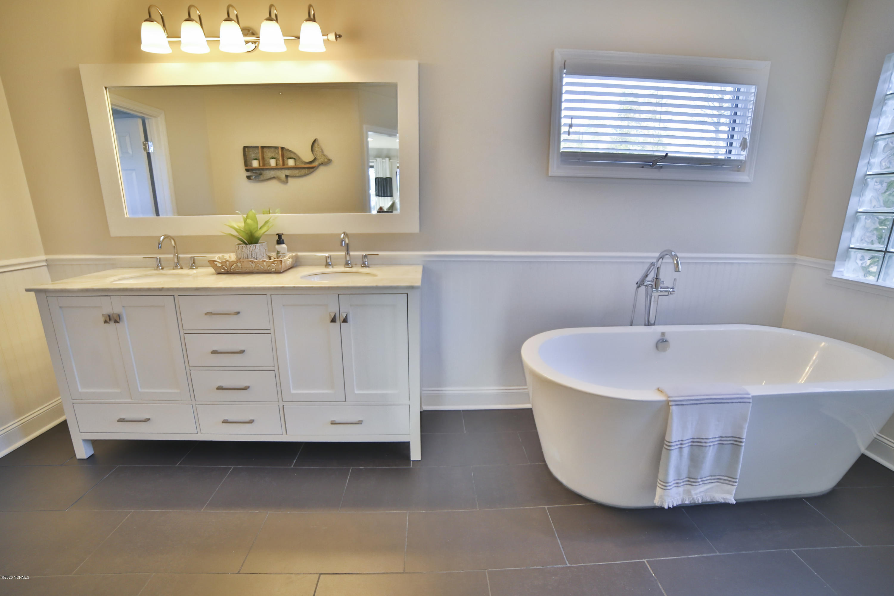 205 Olde Point Loop Hampstead, NC 28443 - Photo 25 of 63 Completely renovated coastal farmhouse style master bath