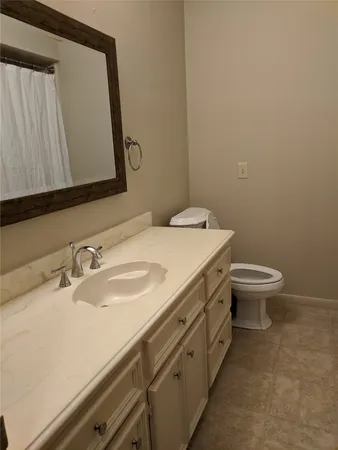 a bathroom with a sink and a toilet