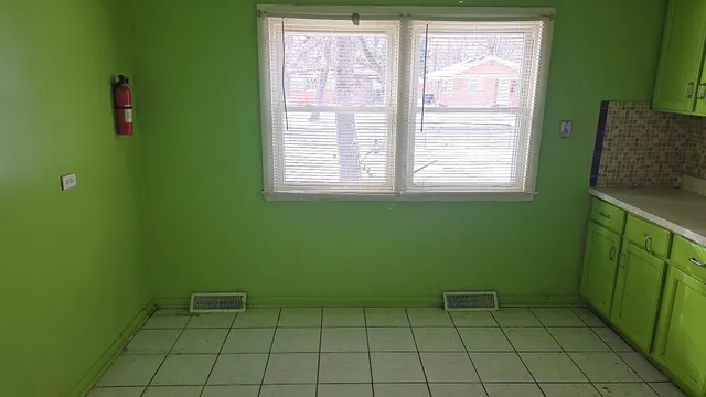 a view of kitchen and window