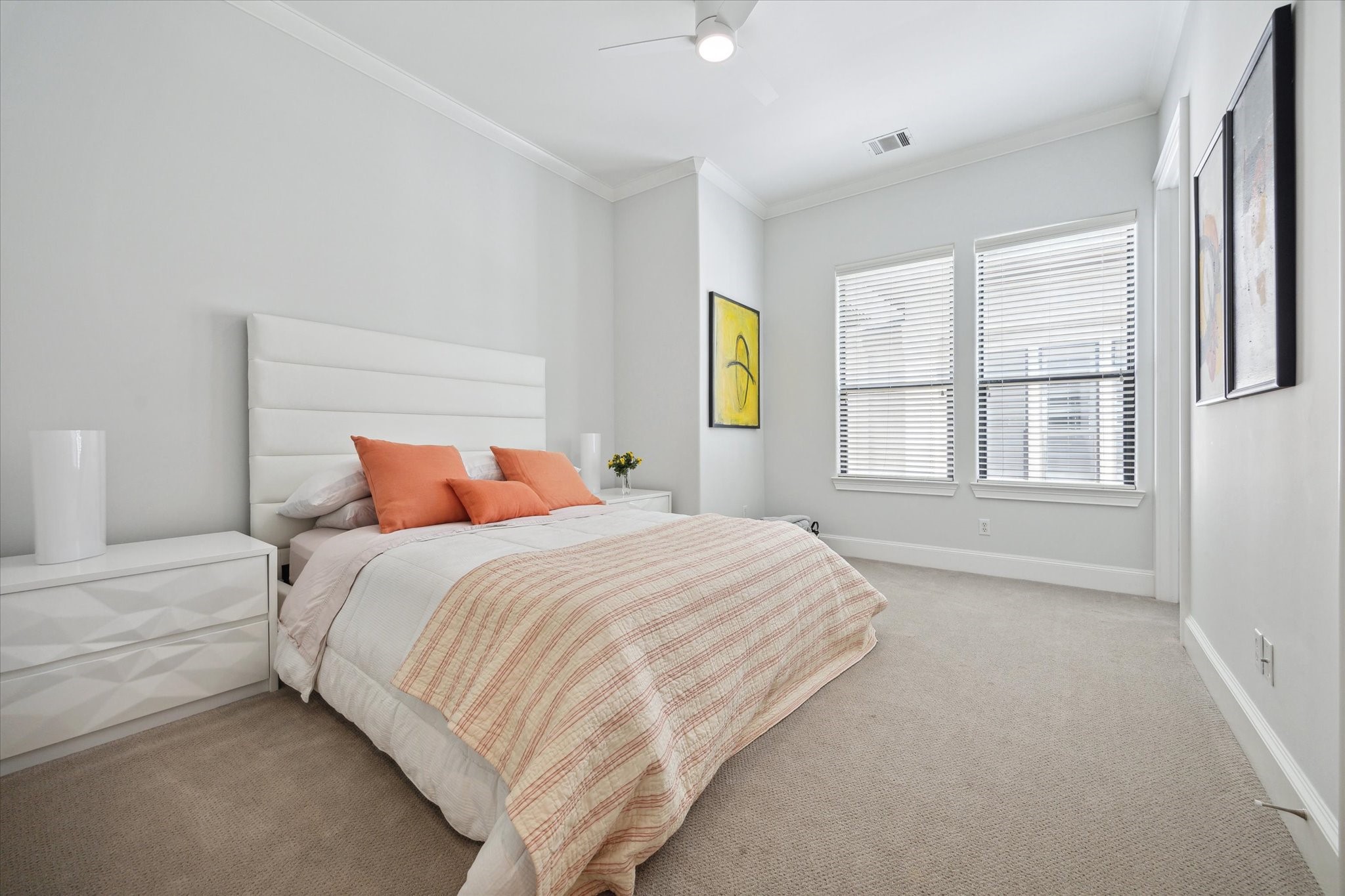 2911 Mid Lane Houston, TX 77027 - Photo 26 of 31 a bedroom with a bed and a window