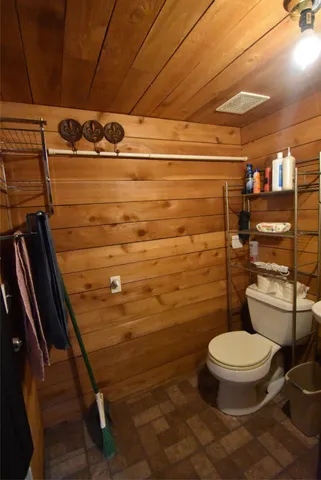 a backyard of a house