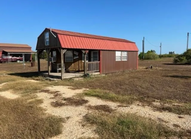 a house with a garden