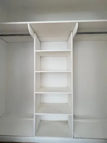 a view of a store room with shelves