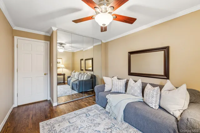 a bedroom with furniture and a couch