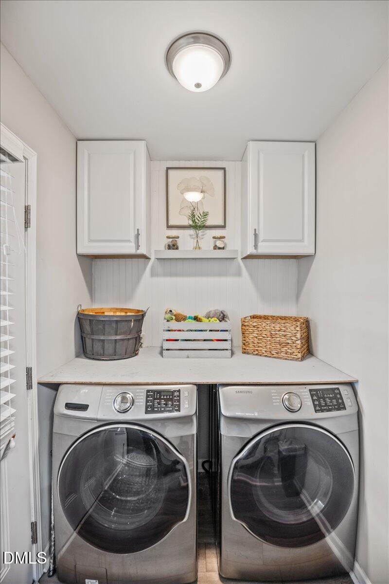 107 Claymont Road Louisburg, NC 27549 - Photo 18 of 30 a utility room with sink dryer and washer