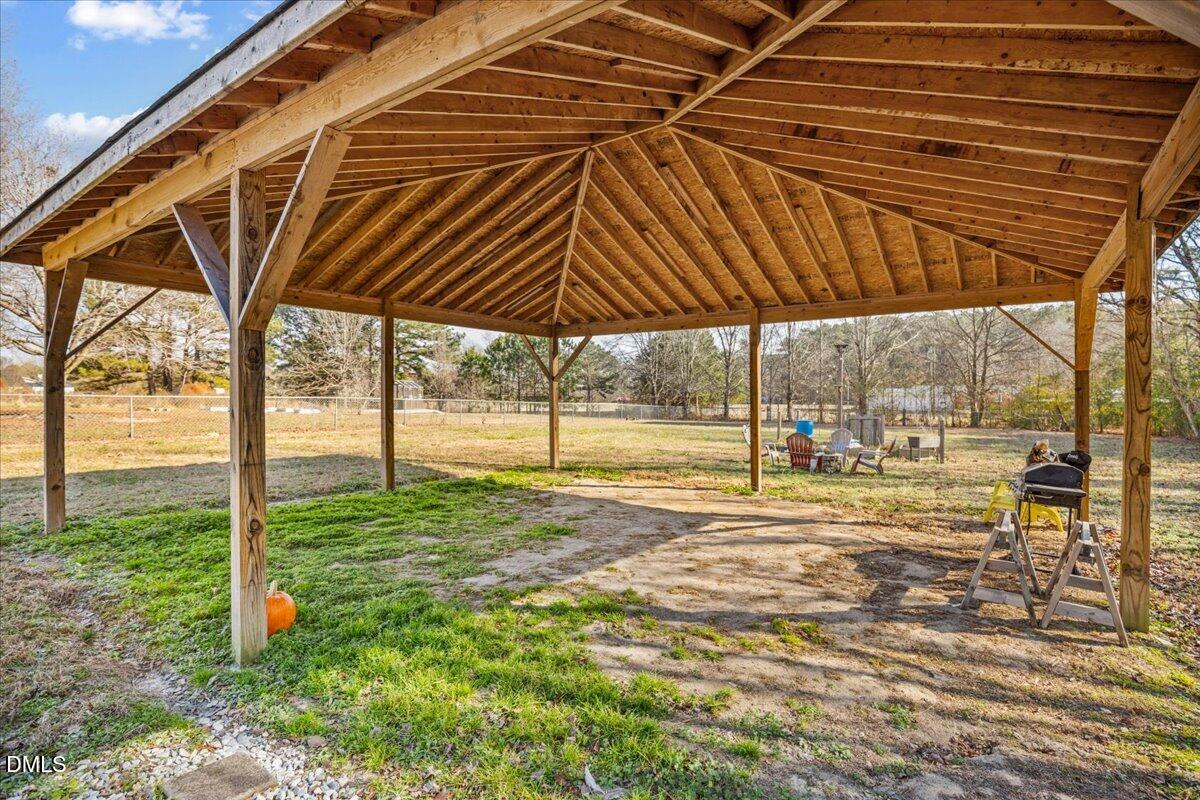 107 Claymont Road Louisburg, NC 27549 - Photo 22 of 30 a view of a backyard