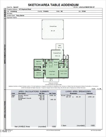 $275,000 | 107 Claymont Road, Louisburg, NC 27549