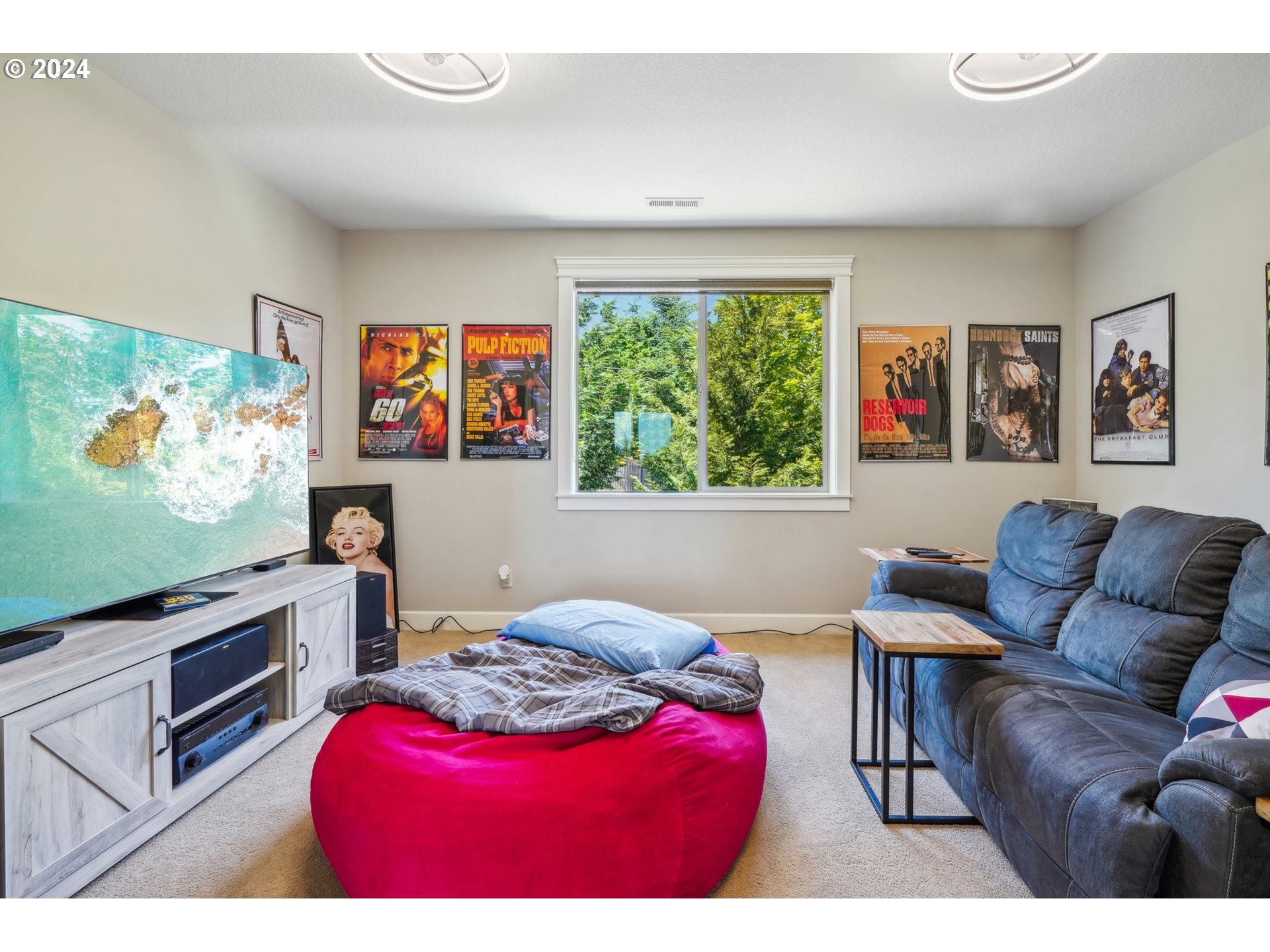 2368 Northwest 17th Avenue Camas, WA 98607 - Photo 27 of 47 a bedroom with furniture and a flat screen tv