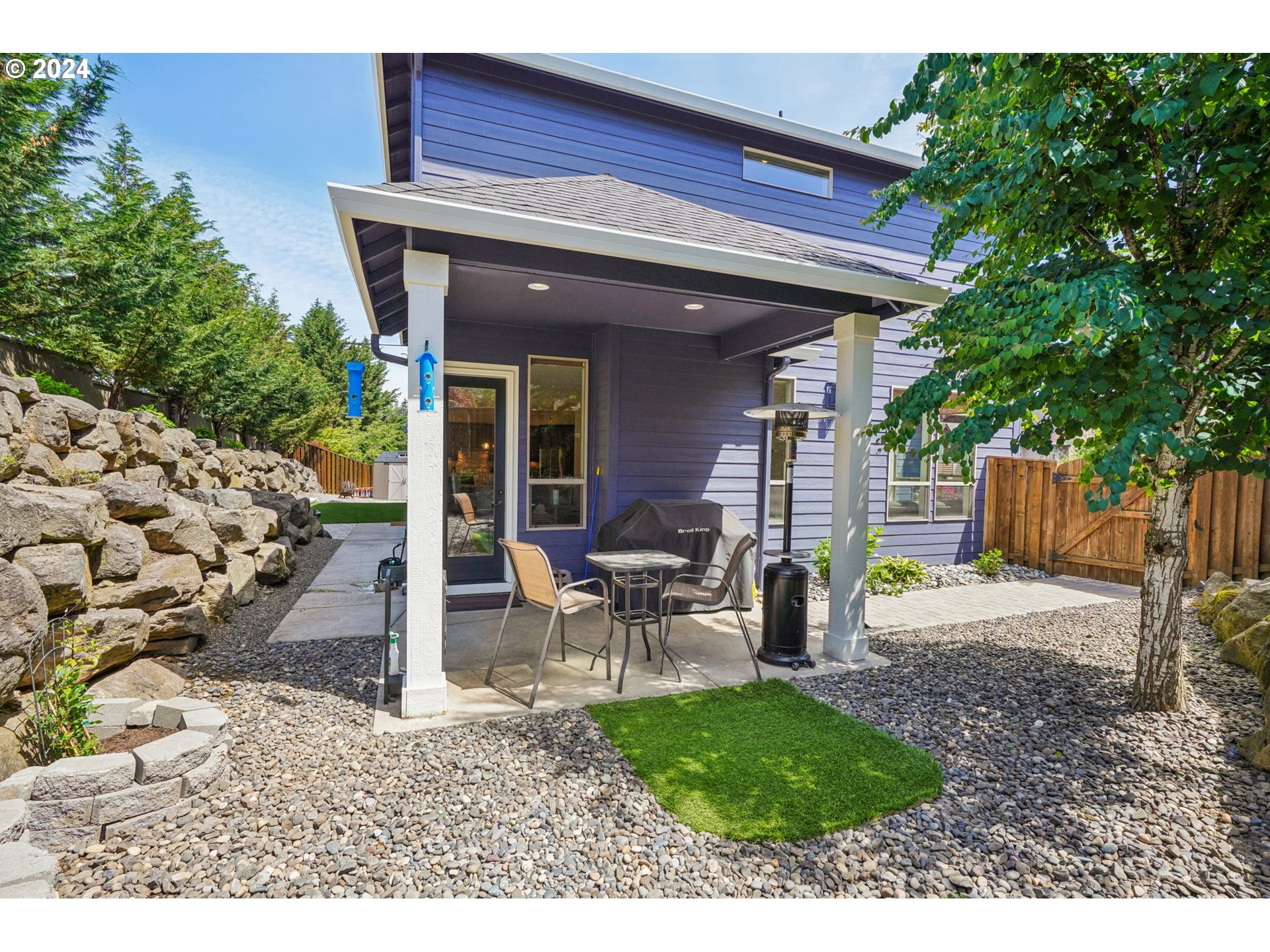 2368 Northwest 17th Avenue Camas, WA 98607 - Photo 36 of 47 a backyard of a house with table and chairs