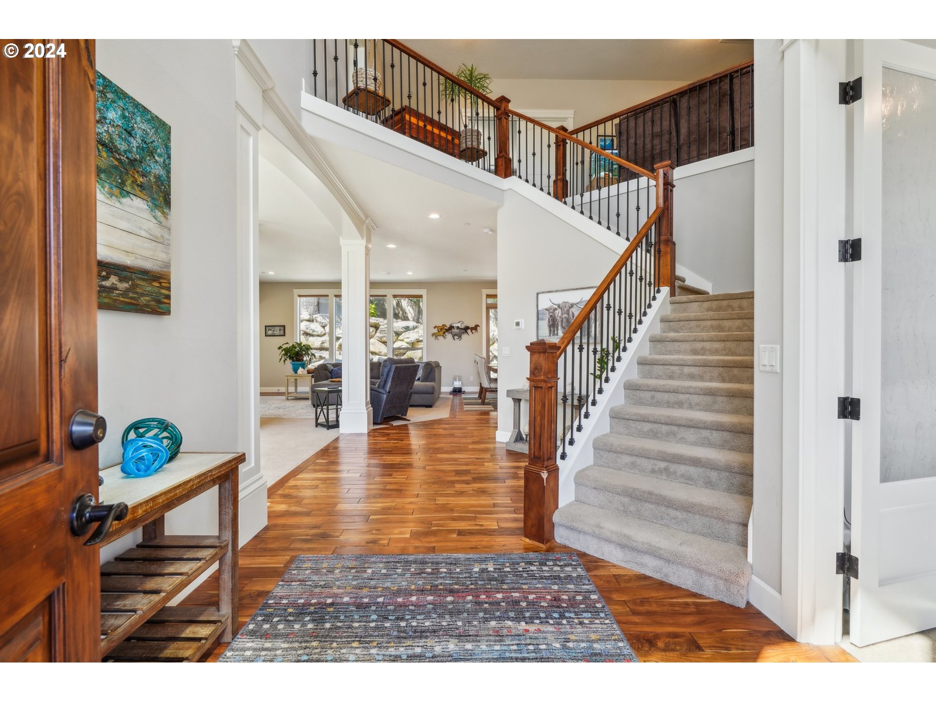 2368 Northwest 17th Avenue Camas, WA 98607 - Photo 4 of 47 a view of entryway and hall with wooden floor