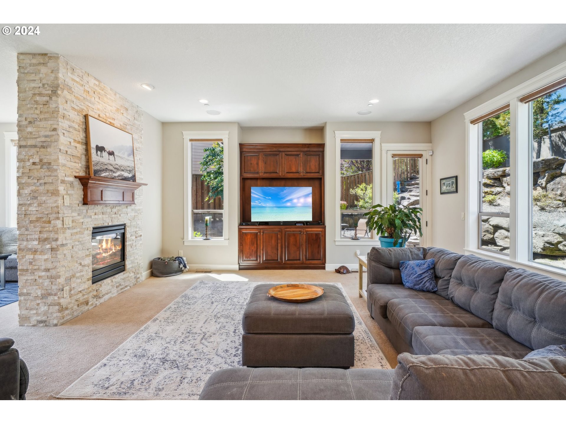 2368 Northwest 17th Avenue Camas, WA 98607 - Photo 7 of 47 a living room with furniture and a fireplace