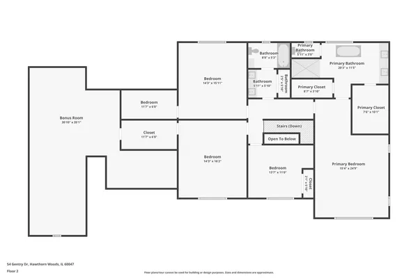 $989,000 | 54 Gentry Drive, Hawthorn Woods, IL 60047