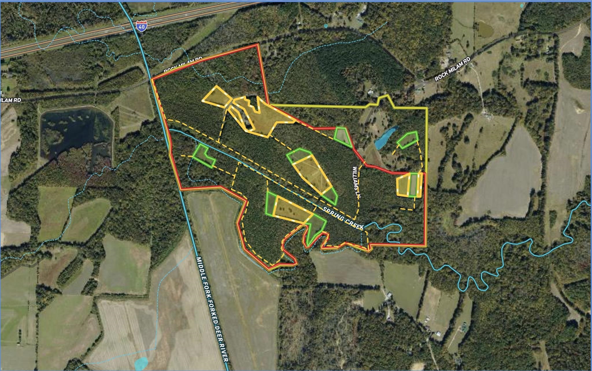 151 Williams Lane Cedar Grove, TN 38321 - Photo 39 of 40 Aerial overview of property's location