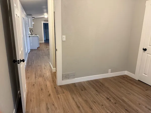 wooden floor in a gallery