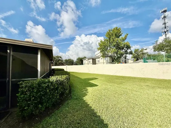 a view of an outdoor space and a lake view