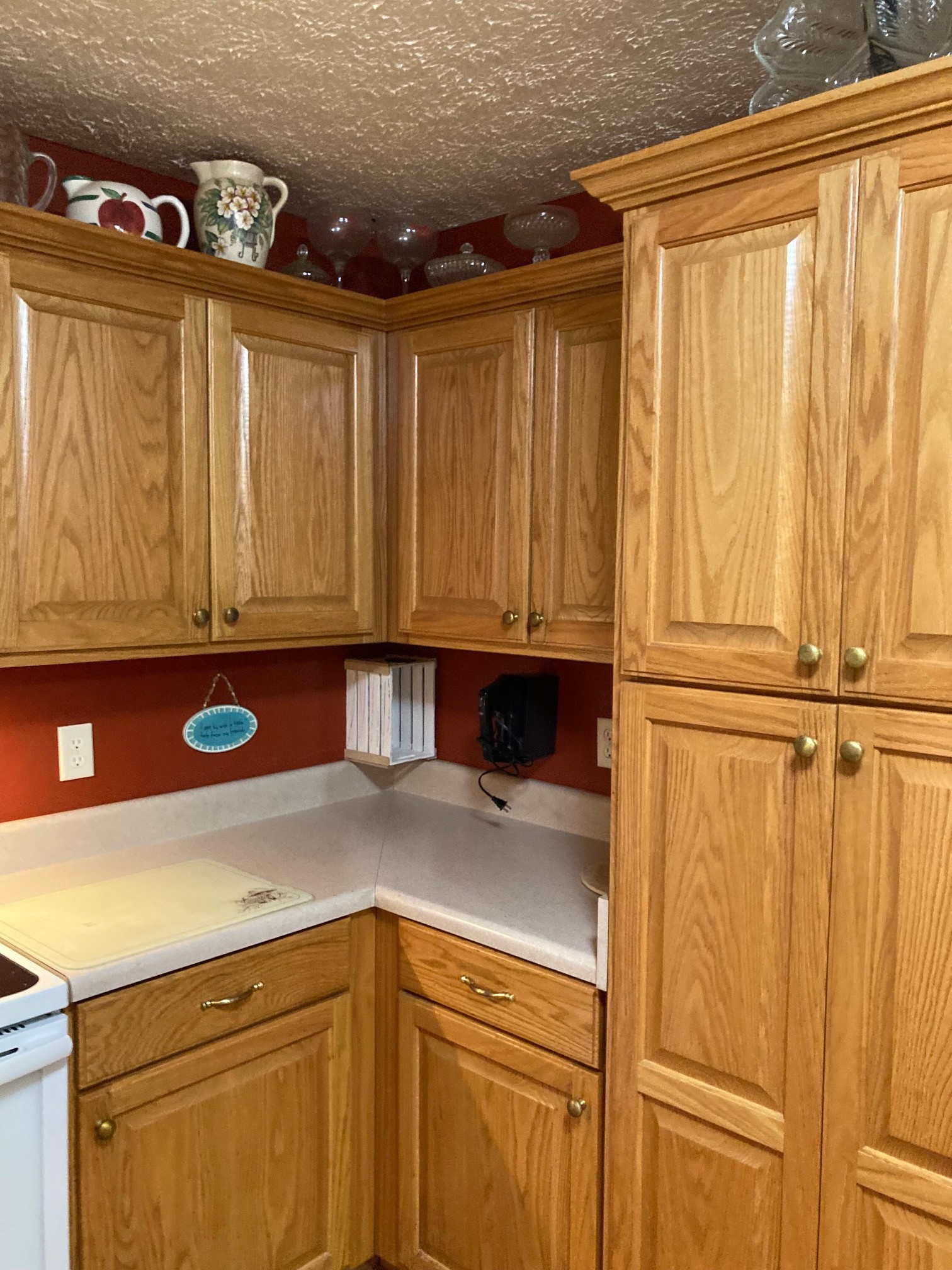 1206 Taylor Road Manchester, TN 37355 - Photo 8 of 22 a kitchen with a refrigerator and cabinets