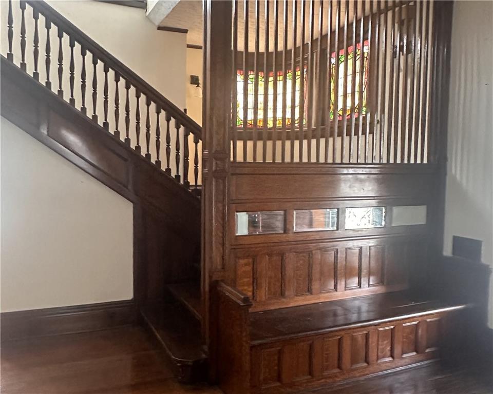 150 Euclid Avenue Sharon, PA 16146 - Photo 3 of 49 a view of entryway and hall with wooden floor