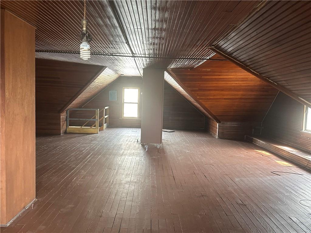 150 Euclid Avenue Sharon, PA 16146 - Photo 35 of 49 a view of a porch with wooden floor and stairs