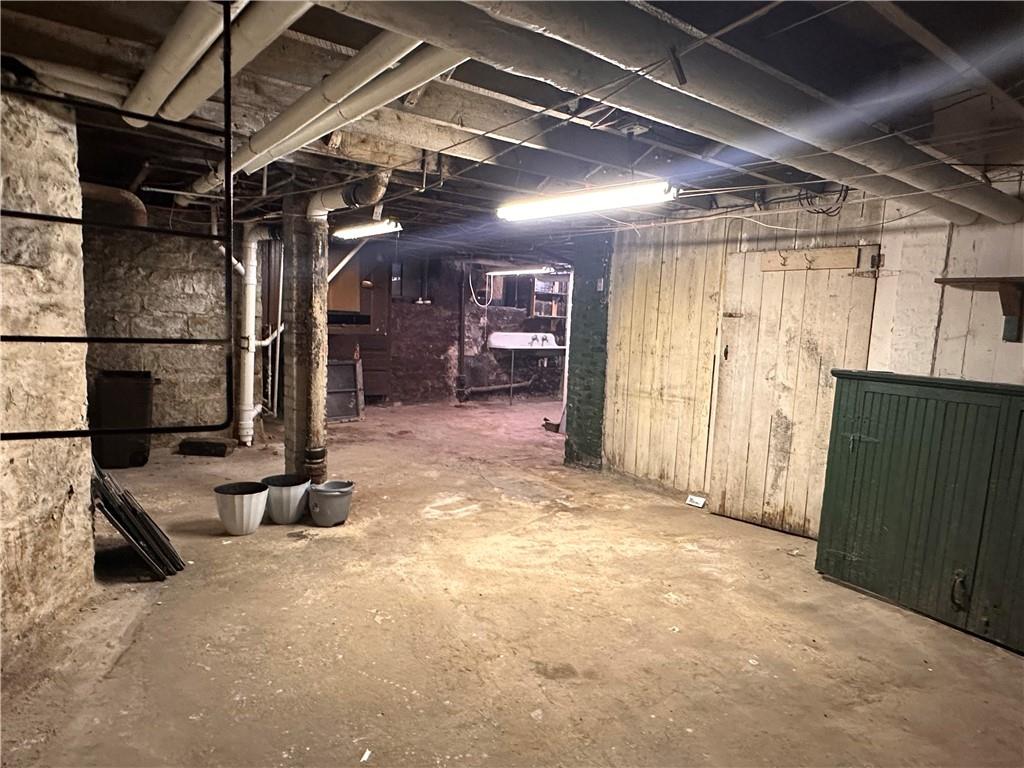 150 Euclid Avenue Sharon, PA 16146 - Photo 46 of 49 a view of a room with wooden walls