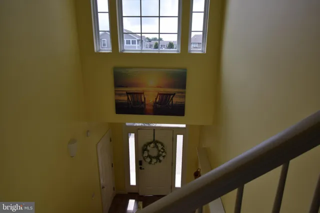 a view of a door and an outdoor space