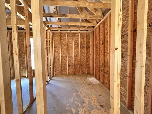 a view of a bathroom with a shower curtain