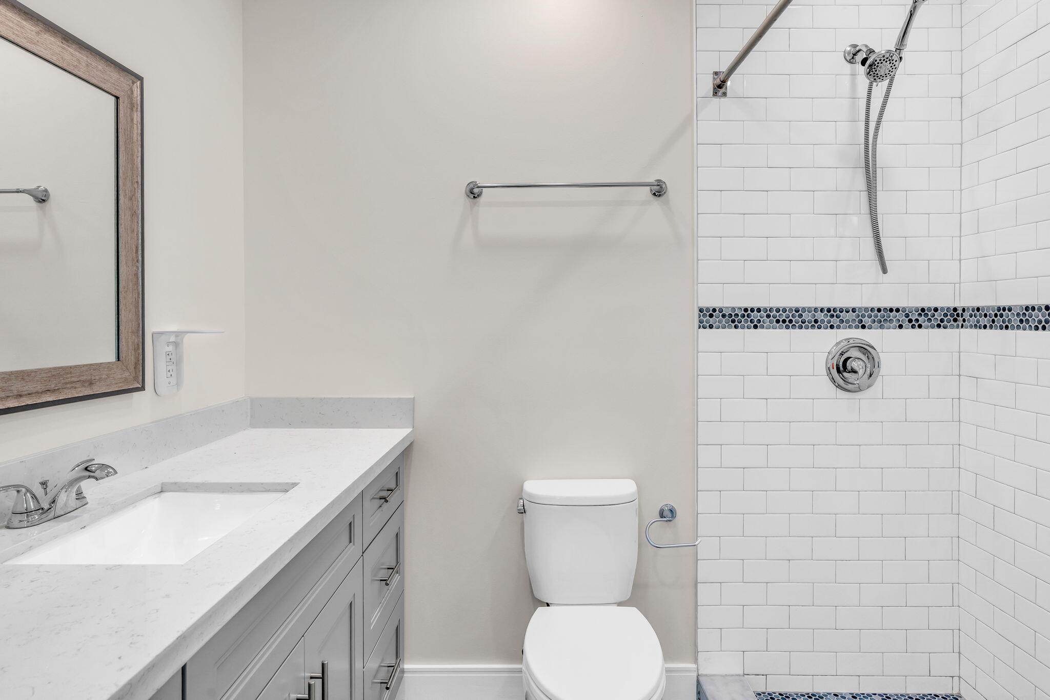 446 Largo Avenue Key Largo, FL 33037 - Photo 5 of 18 a bathroom with a granite countertop sink toilet and shower