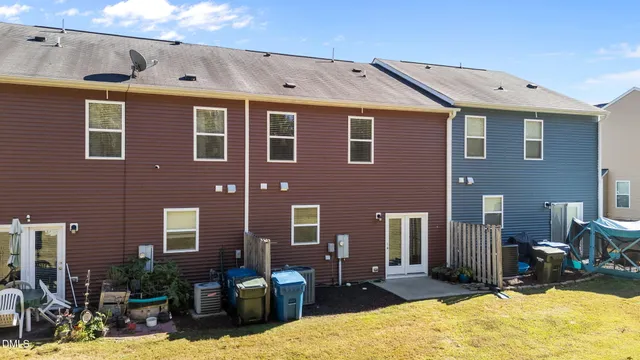 a aerial view of a house