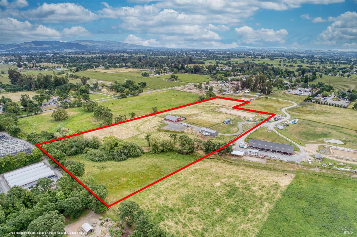 693 Irwin Lane Santa Rosa, CA 95401 - Photo 13 of 15 an aerial view of a football ground
