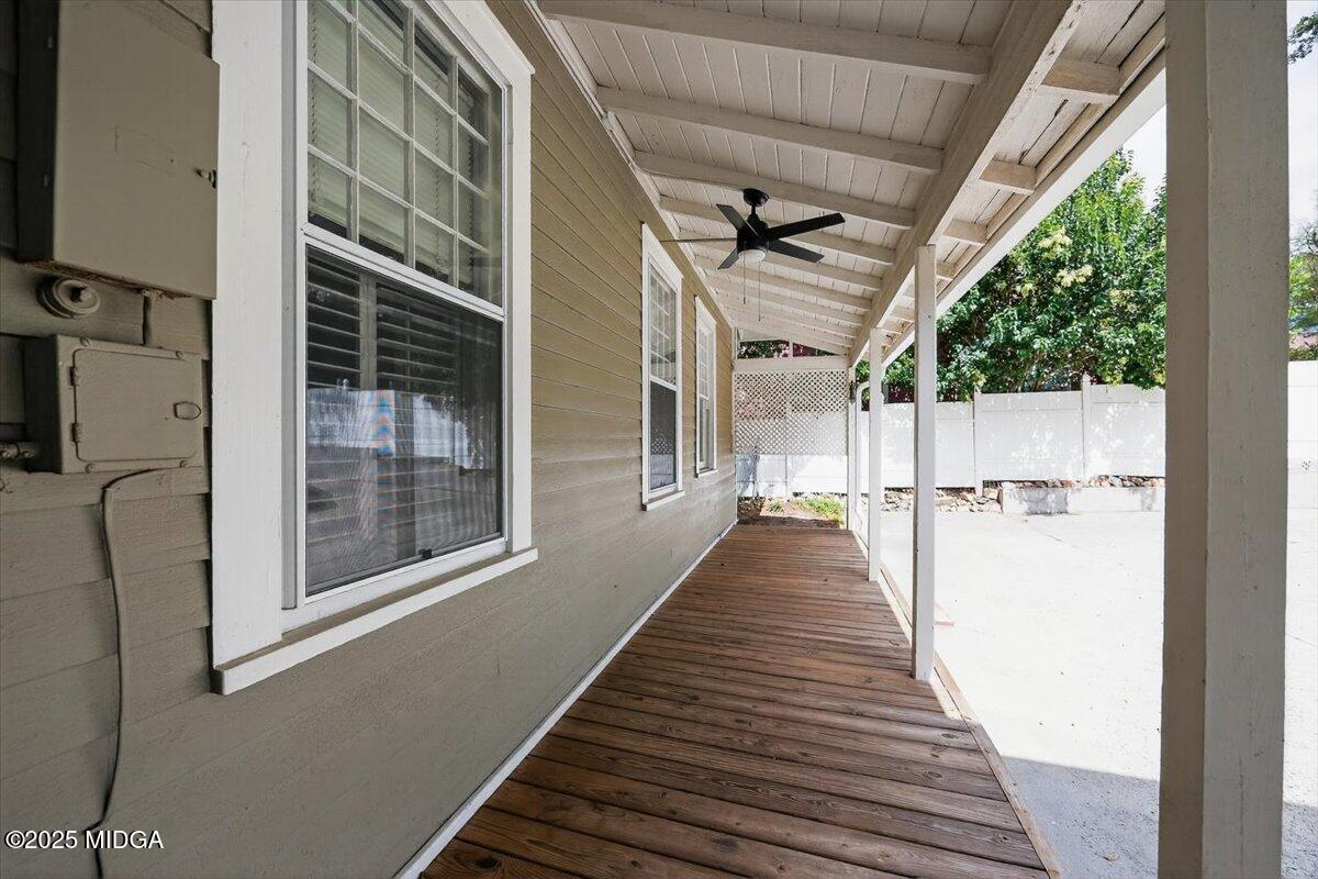 173 Pierce Avenue Macon, GA 31204 - Photo 17 of 20 a view of balcony with couch and wooden floor