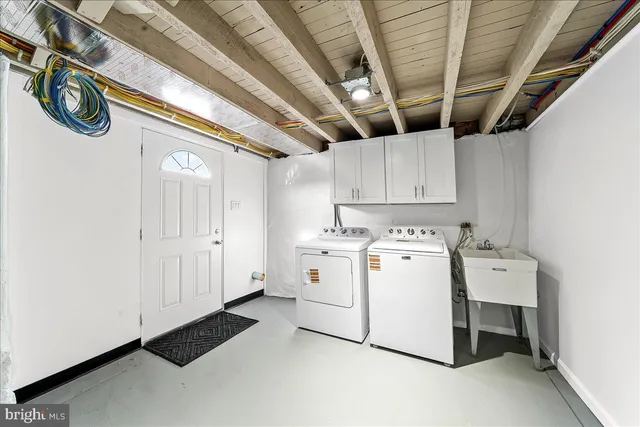 a view of a storage room