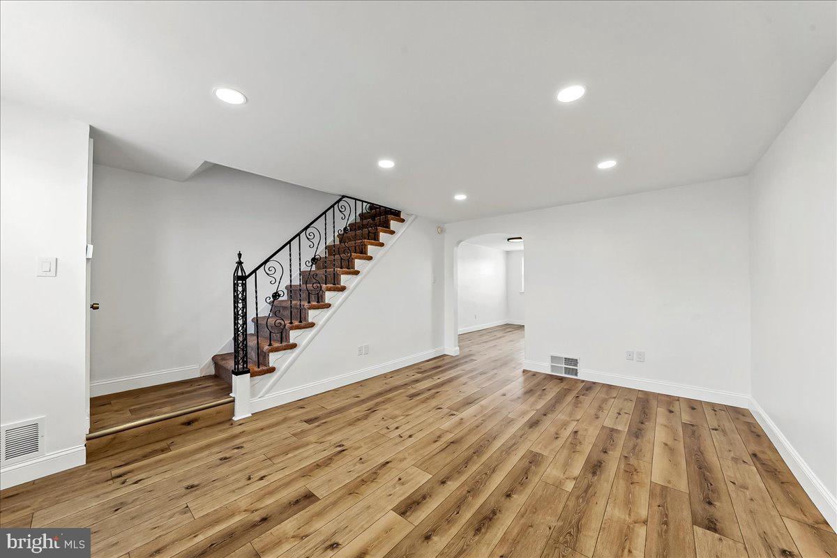 1232 Edgehill Road Darby, PA 19023 - Photo 4 of 20 a view of empty room with wooden floor