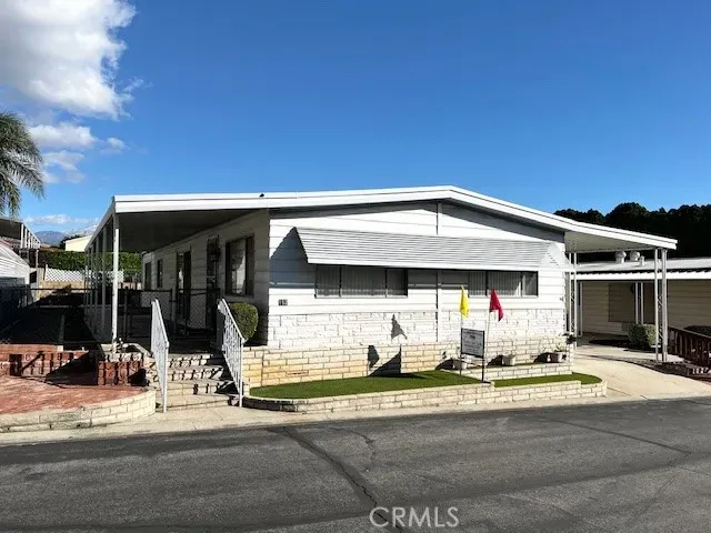 a view of a house with a outdoor space