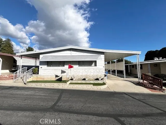 a front view of house