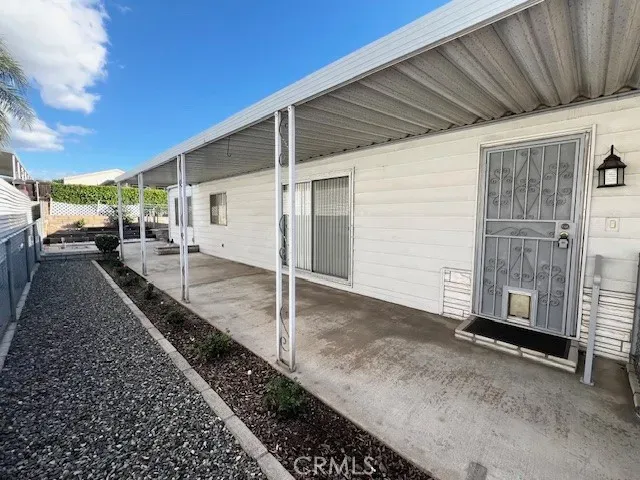 a view of a backyard with a garden