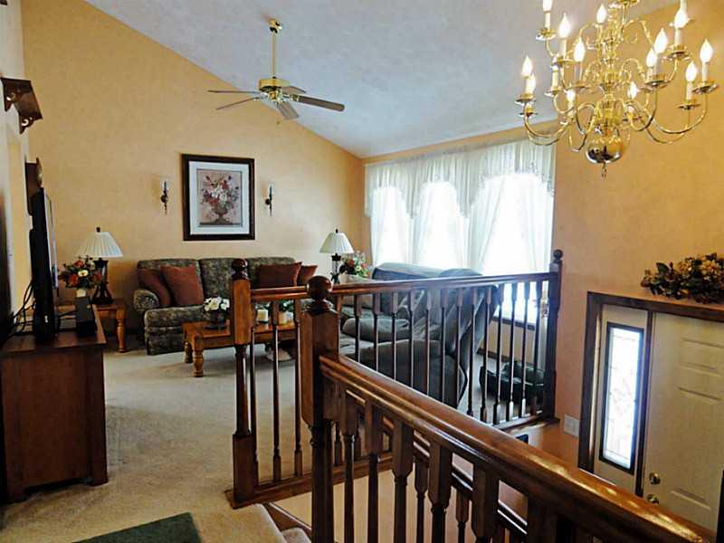 440 Lemmon Road Latrobe, PA 15650 - Photo 4 of 25 Living Room. Vaulted ceiling, hard coat plastered walls, wood trim plus 6 panel doors throughout